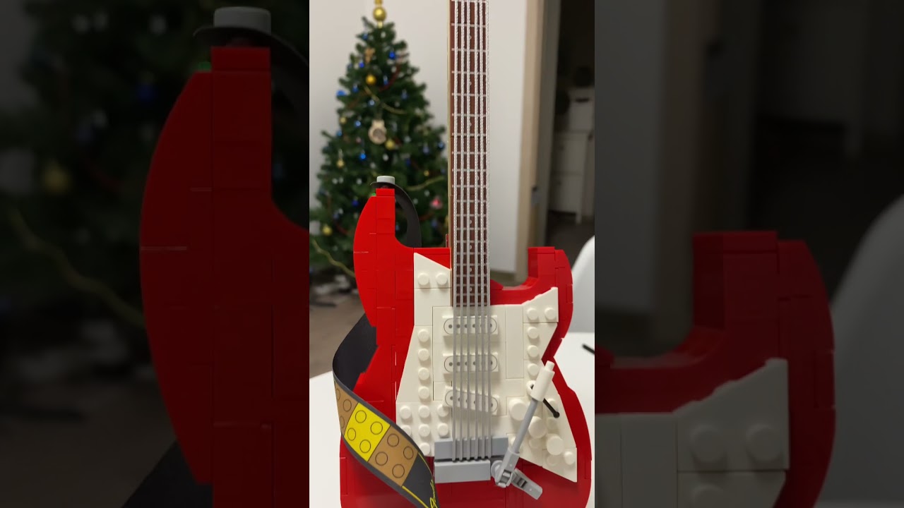 LEGO! Guitar stuff 🎸 #lego #guitar #legoguitar #fender #stratocaster