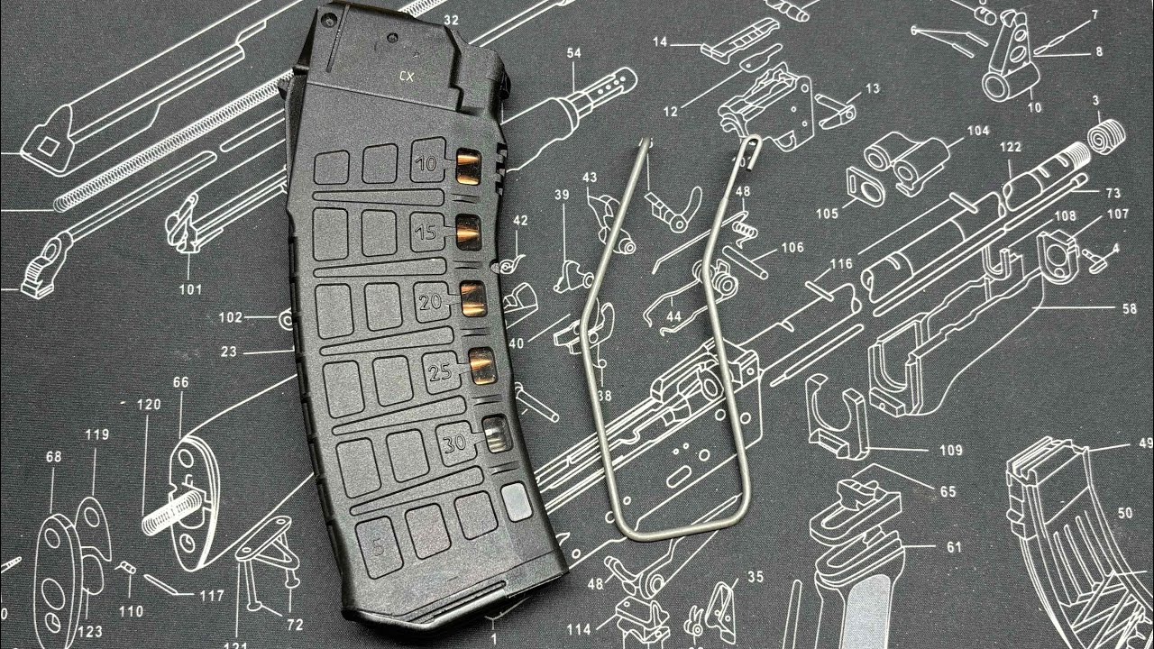 How to remove 10 round limiter from Ak12 Mag