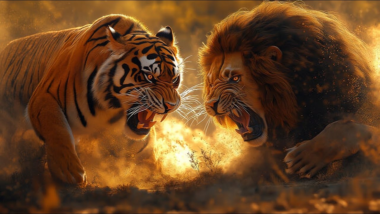 African Lion vs Bengal Tiger? Which is the real King