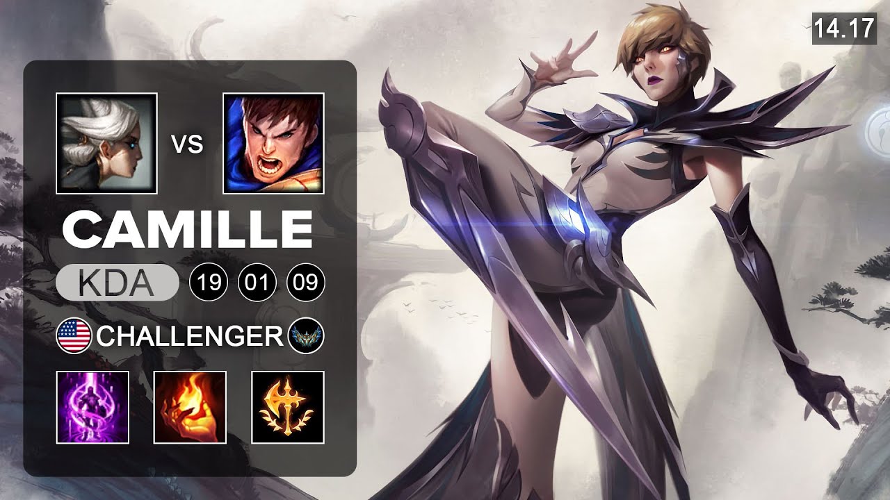 Camille vs Garen Top - NA Challenger - Patch 14.17 Season 14