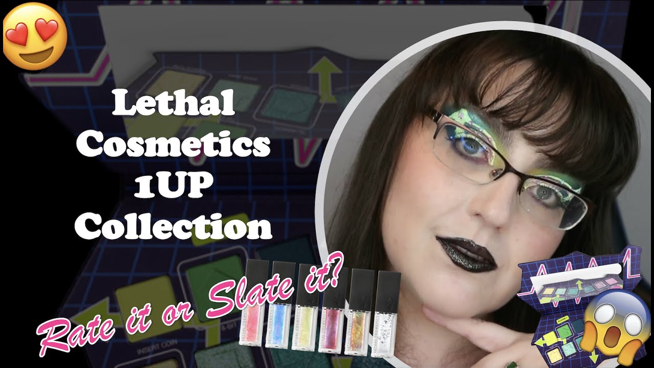 Lethal Cosmetics 1UP Collection | Palette and Glosses | Rate It Or Slate It?