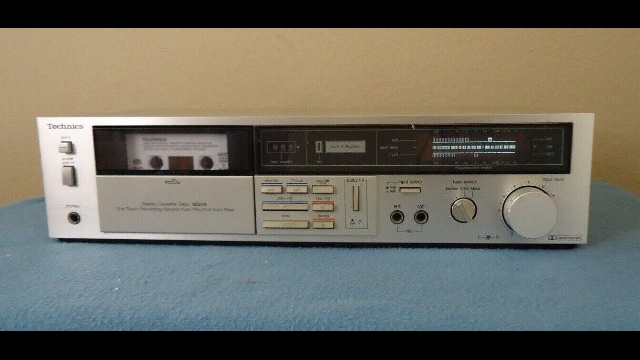 Technics RS-M216 Stereo Cassette Deck  sn: GA305352