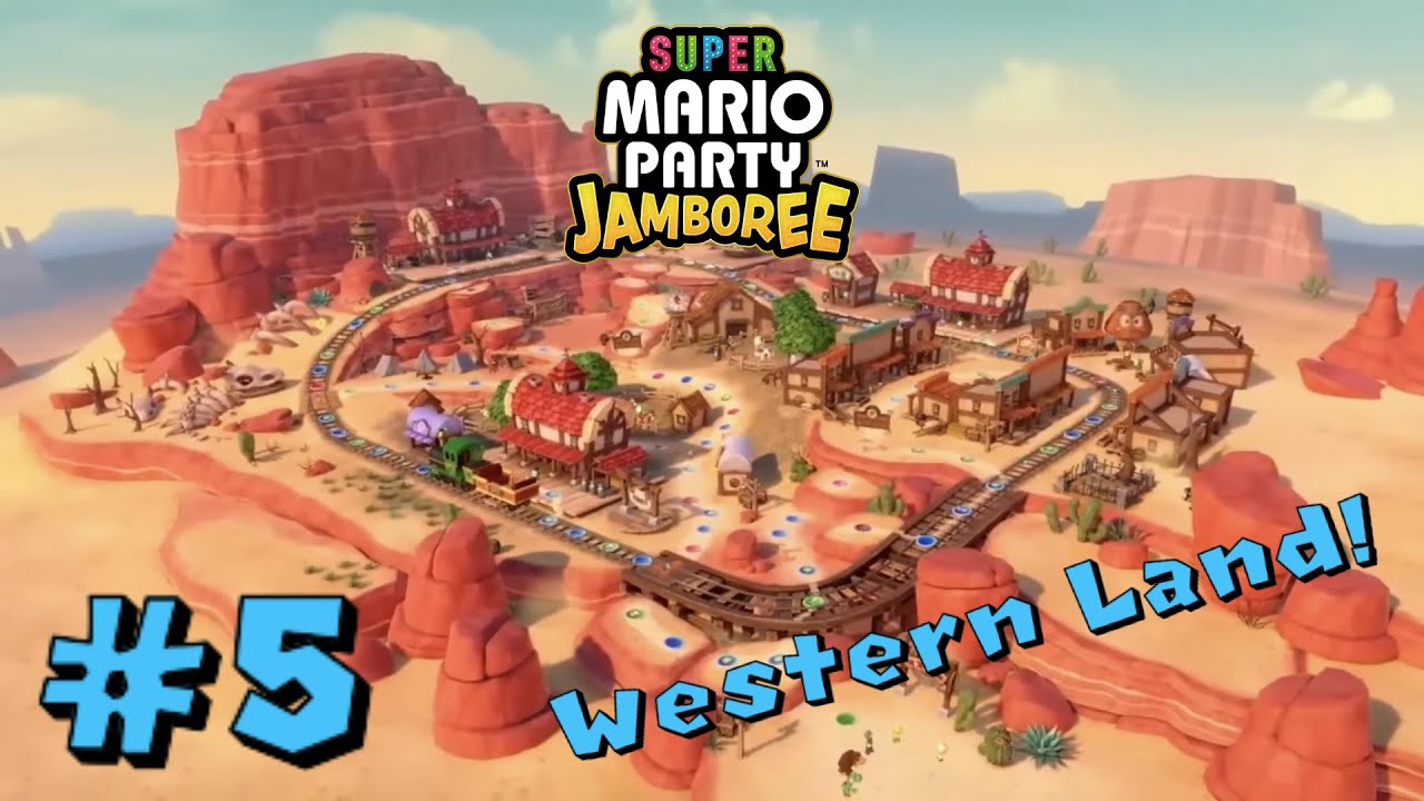 Super Mario Party Jamboree - Part 5 Western land!