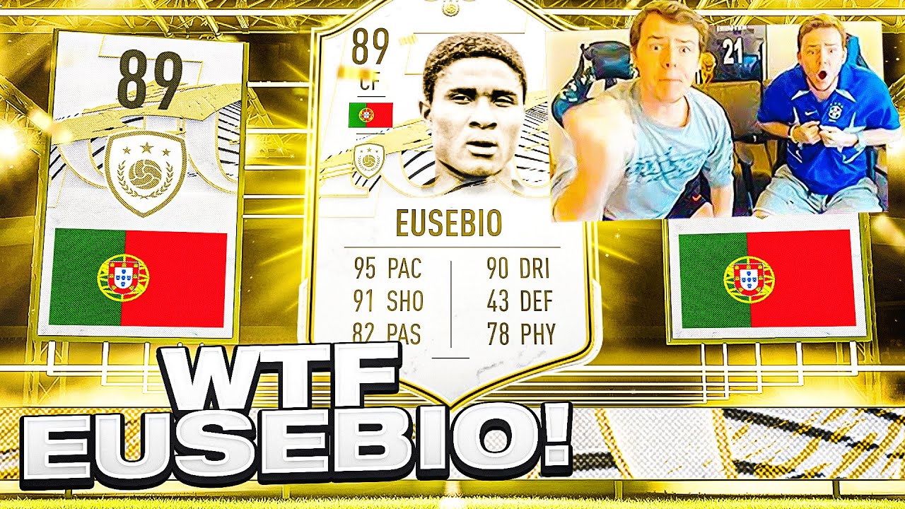OMG!!! WE PACKED EUSEBIO IN A BASE OR MID ICON SWAPS PACK! LUCKIEST PACKS EVER! FIFA 21 0$ RTG