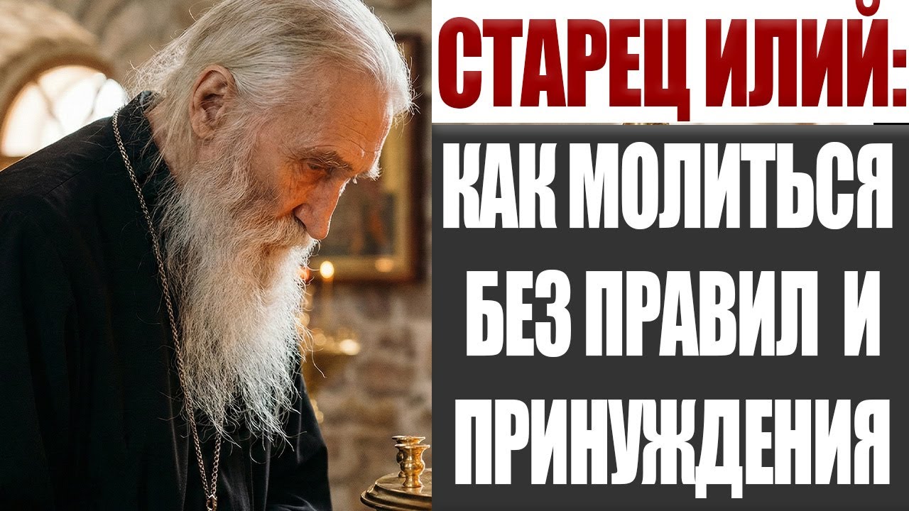 Старец Илий Ноздрин о Том, как Молиться: Без Правил и Принуждения