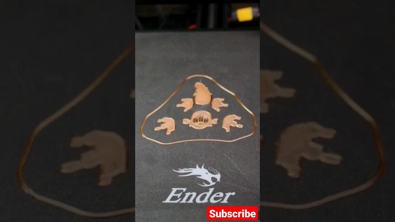 Bronze Dragon! #3dprinting #3dtimelapse #3d #ender #shorts #dragon