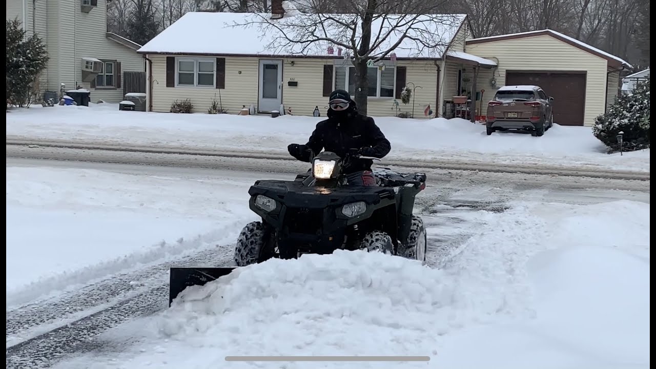 Polaris Glacier Pro Plow 5 Year Review and use!