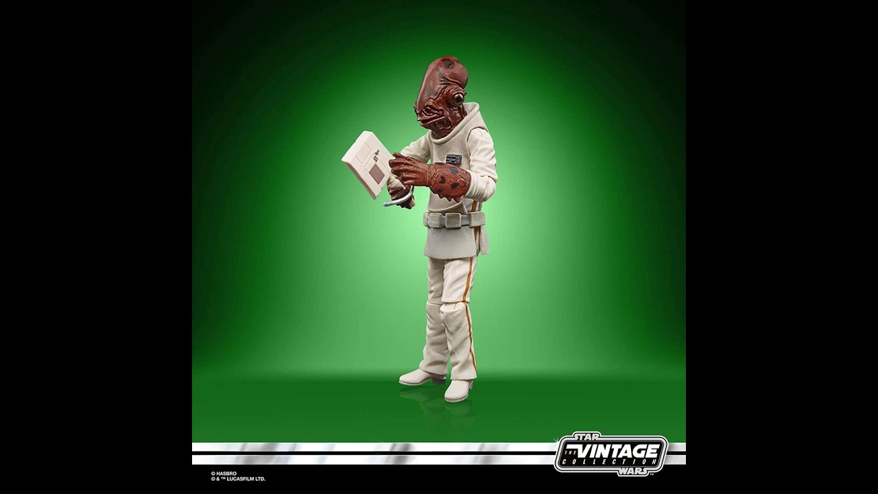Merkon's Musings: Star Wars ROTJ Vintage Collection Action Figure Review: Admiral Ackbar Wave 1 E 1