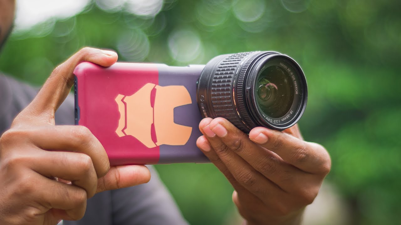 DSLR LENS ON MOBILE CAMERA : It's Working 😯