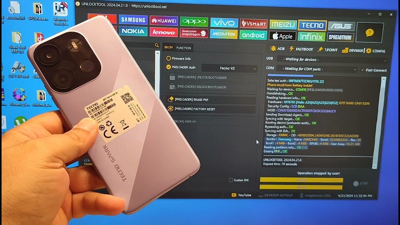 Tecno Spark Go (BF7)2023 FRP Bypass Android 12 | Google Account Bypass(Meta Mode) 100% Working #frp