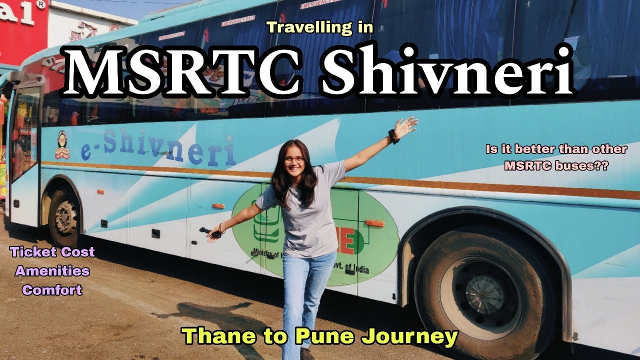 MSRTC Shivneri Bus Journey | Bus Interior and Journey Experience | Mumbai/Thane to Pune | ChalaBhurr