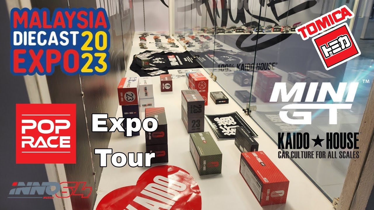 Malaysia Diecast Expo MDX 2023 feat. Mini GT, Kaido House, Inno64, Era Car, Pop Race, etc - Part 1
