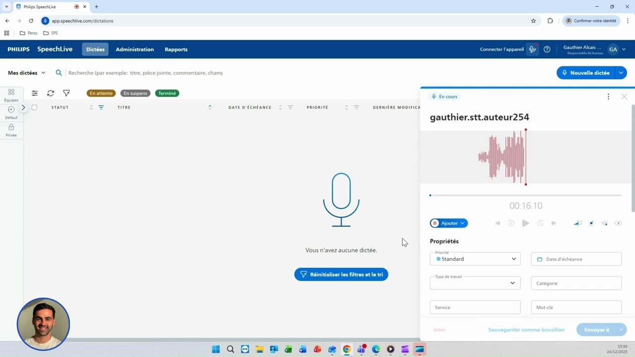 Tuto: SpeechLive - IA, Transcription à plusieurs interlocuteurs