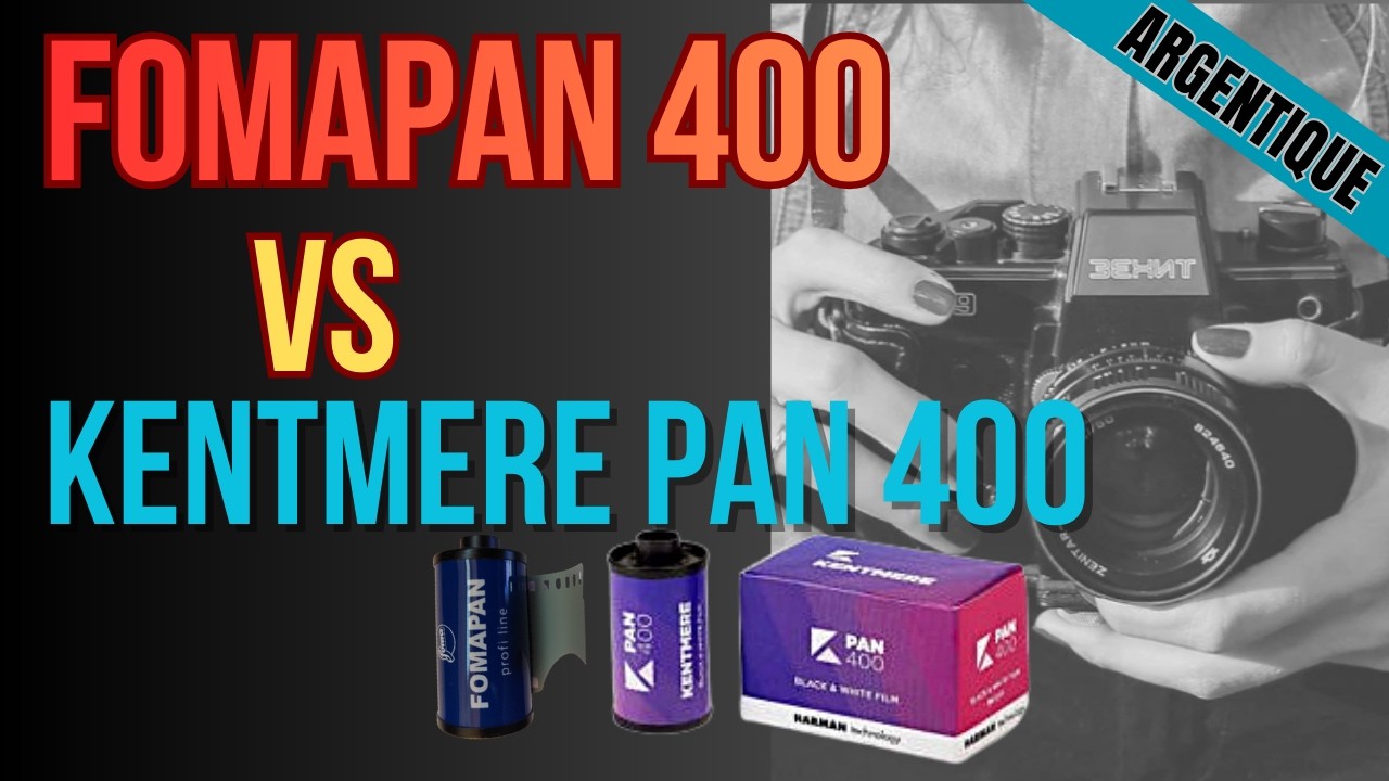 Je compare la Kentmere PAN 400 VS FOMAPAN 400 en N/B 📷 #argentique  #test  #noiretblanc  #photo