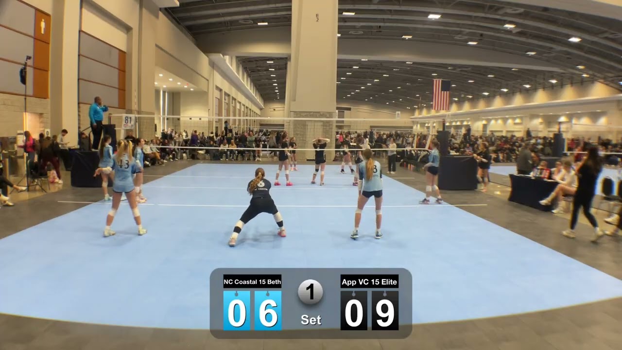 NC Coastal 15 Beth vs App VC 15 Elite  Set 1 Match 3                                       2/15/2026