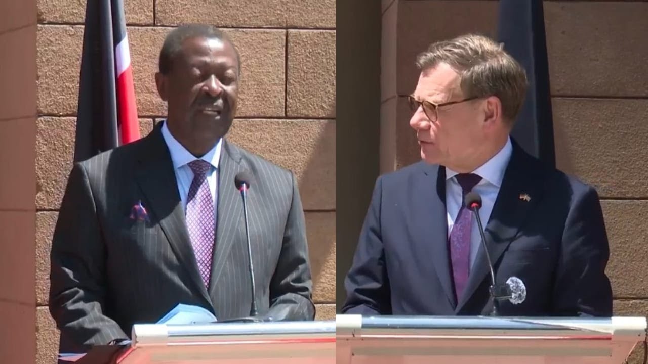 Live: Prime CS Mudavadi Hosts Kenya-Germany Foreign Affairs Ministers&rsquo; Joint Media Briefing