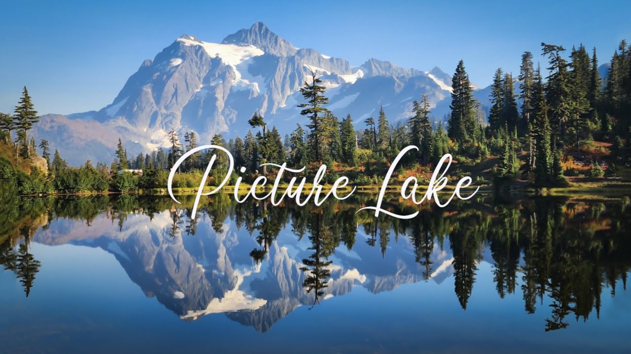 Picture Lake / Mt Shuksan / Mt Baker / Washington State