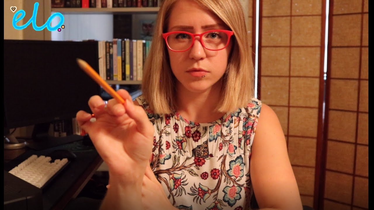 ASMR - Library Information Desk 📚 (typing, library card, ambient noise)
