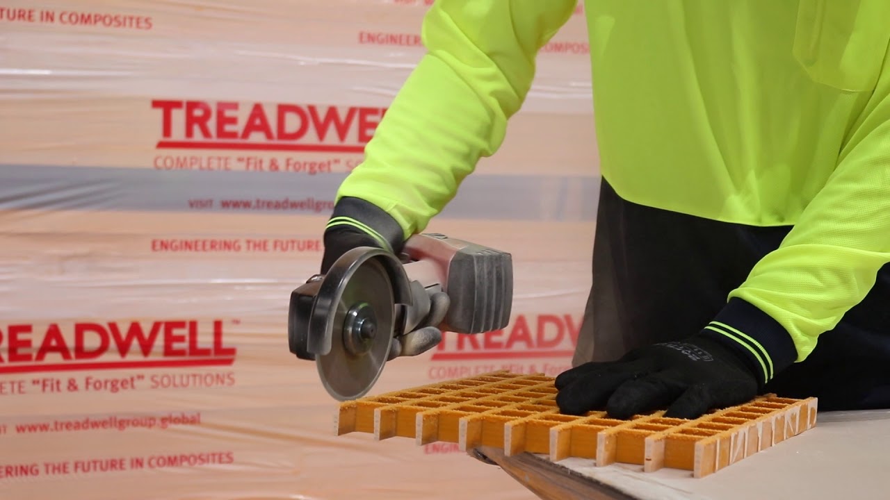 Cutting FRP Grating