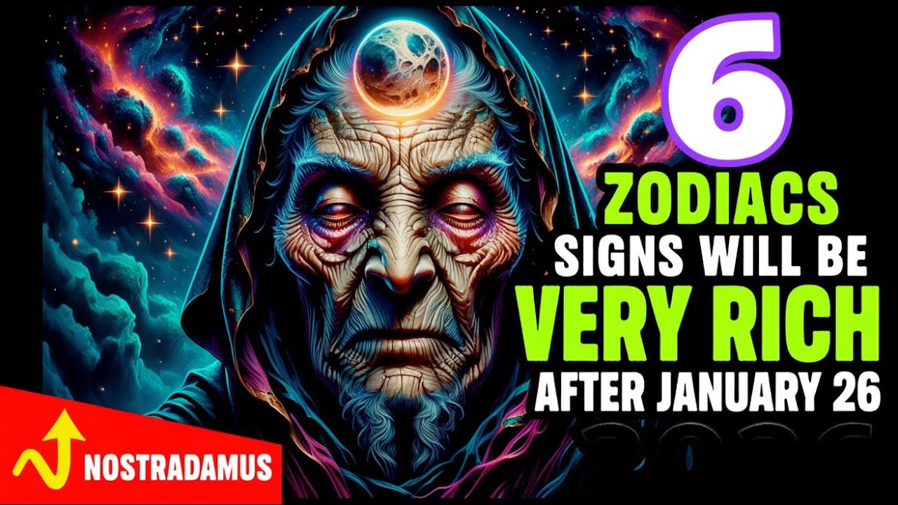 4 Zodiac Signs That Nostradamus Predicted Will Hit The Jackpot on January 26, 2026!