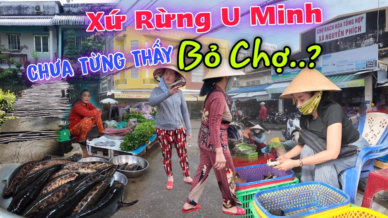 Cà Mau - CHỢ U MINH Cảnh Tượng Chưa Từng Thấy, Bỏ Chợ Là Có Thật..?