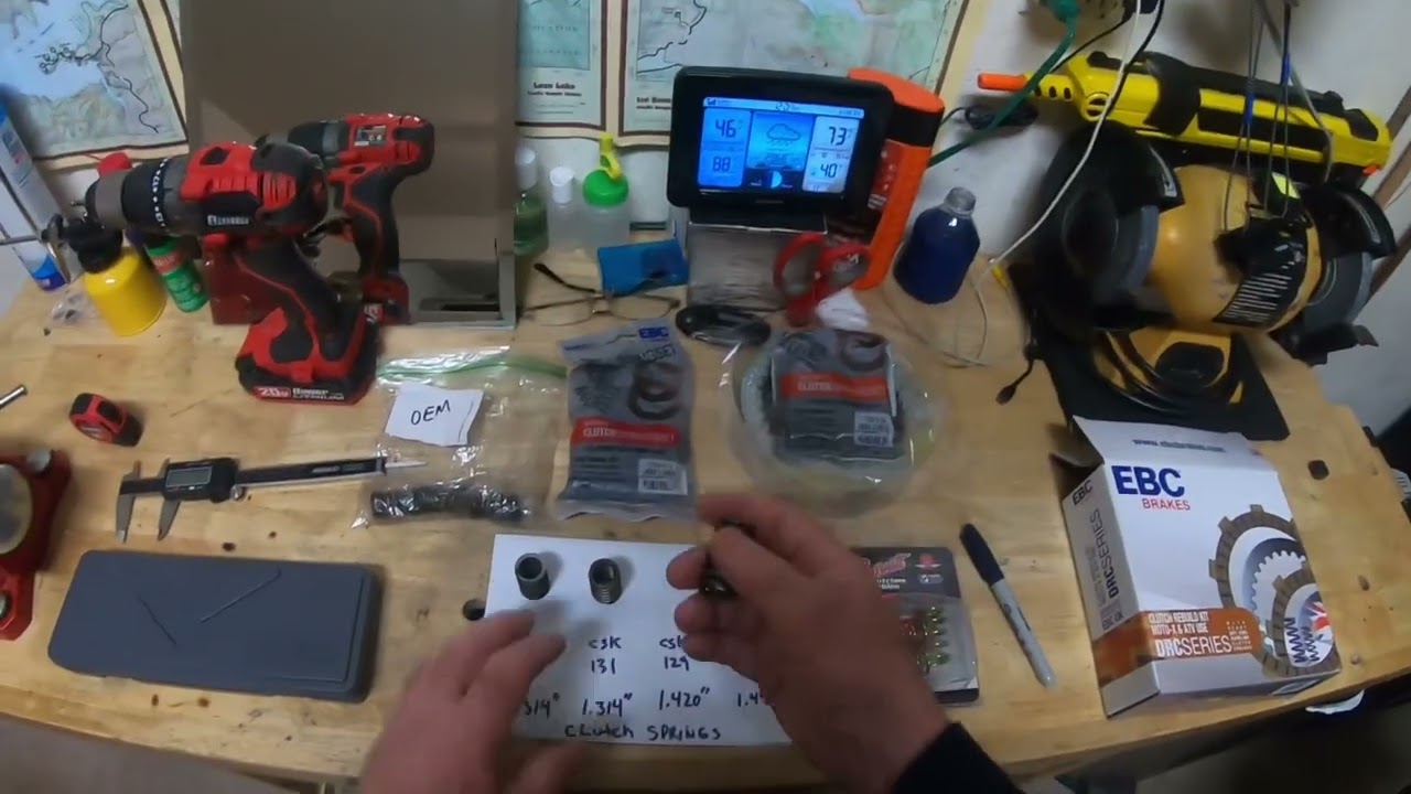 Clutch springs analysis and review Husqvarna 701
