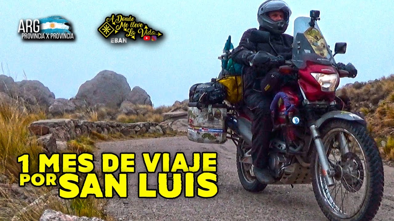 DOCUMENTAL PARAISO MOTERO IMPERDIBLE VIAJE POR SAN LUIS  - ARGENTINA EN MOTO  - Eban -
