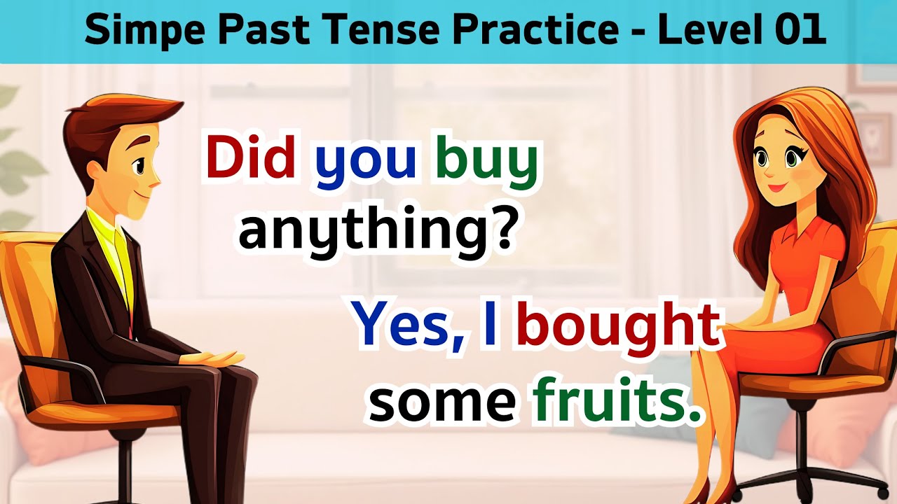 English Conversation Practice for Beginners | Past Tense Practice | English Speaking Practice