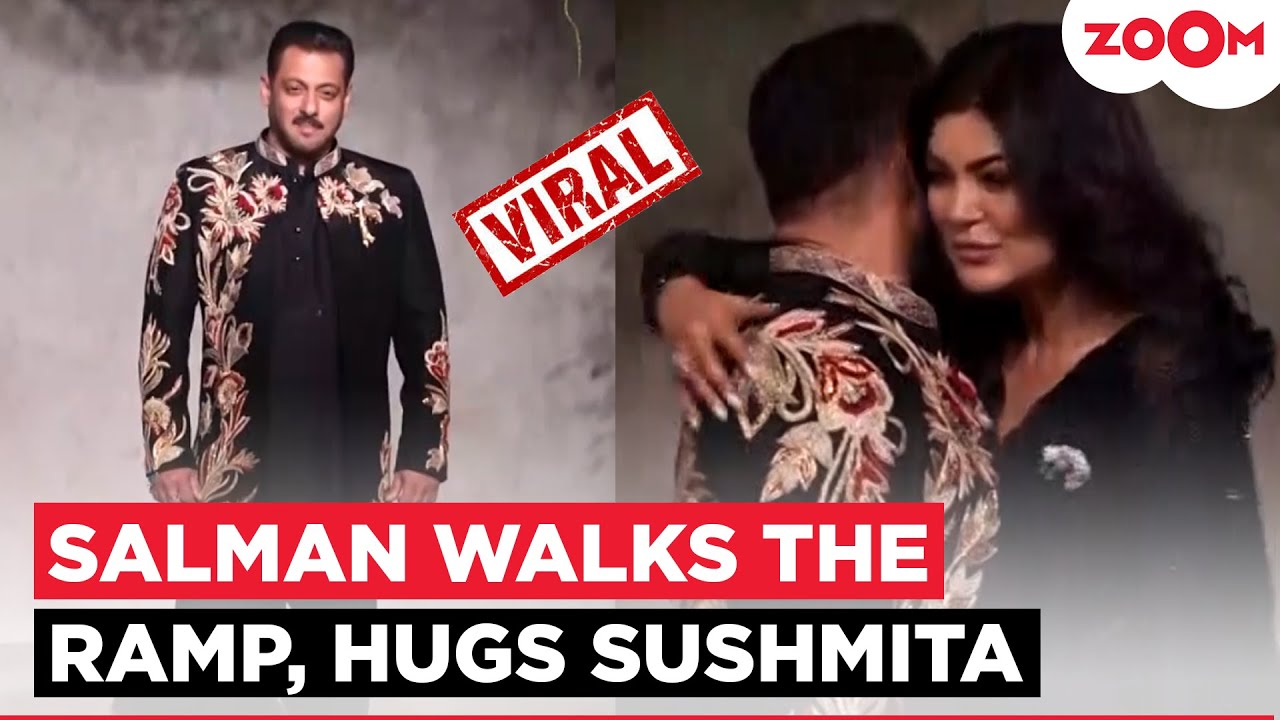 Salman Khan’s Bhaijaan SWAG steals show, heartwarming HUG with Sushmita Sen goes VIRAL