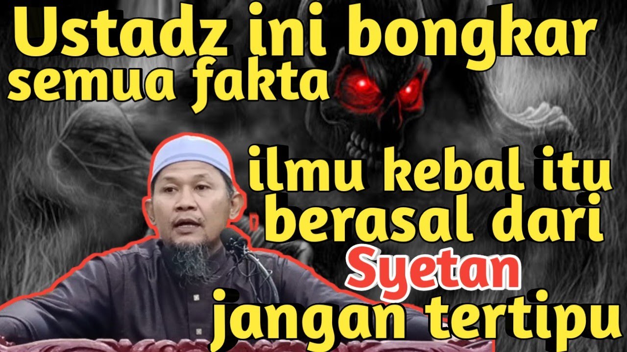 Ustadz paling berani, mengatakan Ilmu kebal itu dari syetan "Ustadz Zulherwin"