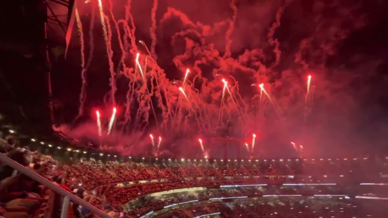 Fireworks at Mets Stadium 9/2/22 NYC