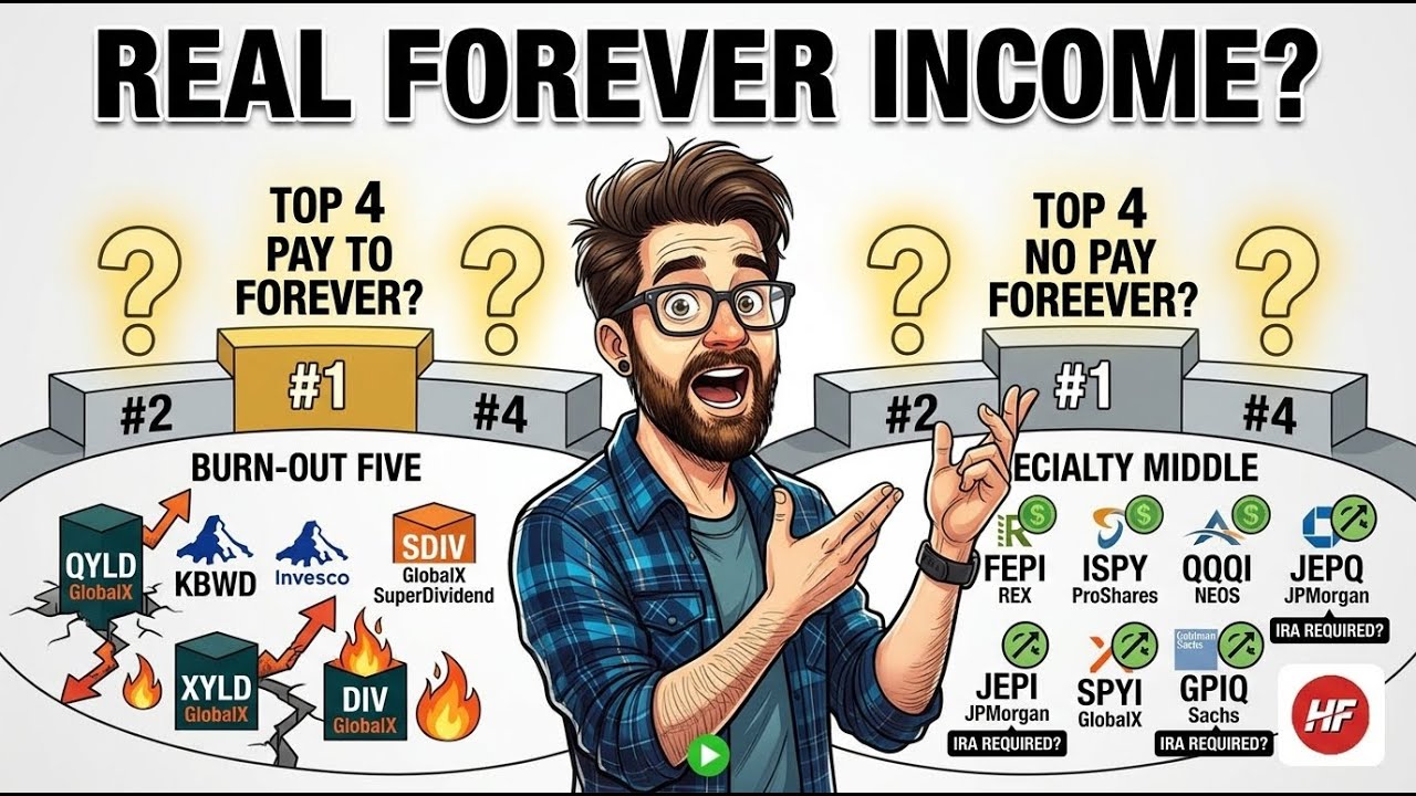 I Ranked 14 Dividend ETFs Worst to Best (Only 4 Pay You Forever)