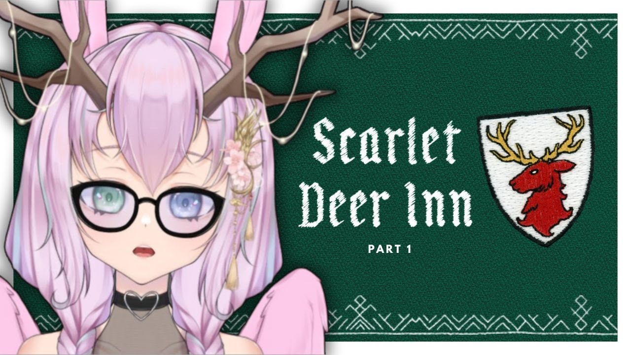 Adventure through embroidery! ❤️ Scarlet Deer Inn #1