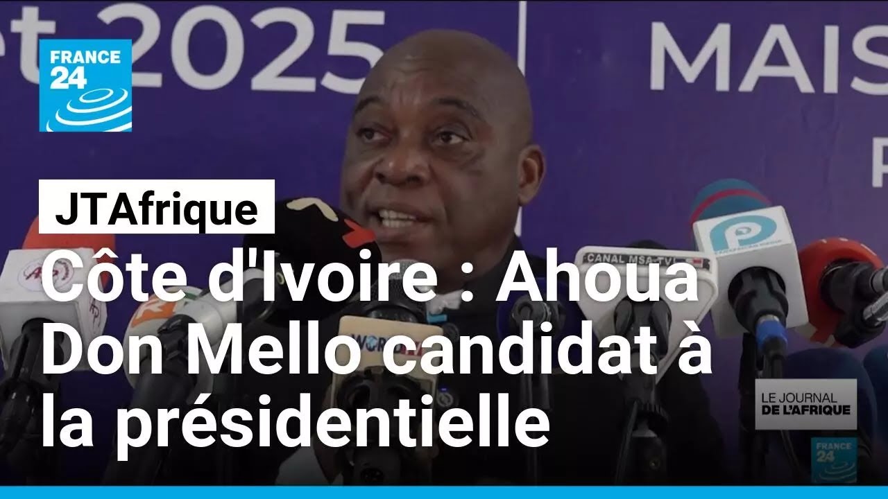 Présidentielle en Côte d'Ivoire : Ahoua Don Mello candidat • FRANCE 24