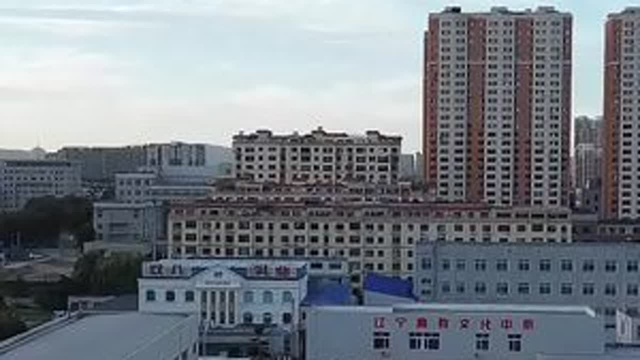 航拍锦州市区