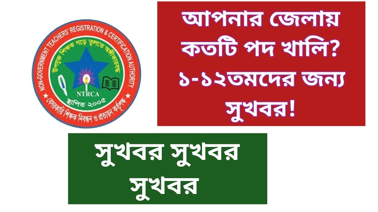 ১-১২তমদের জন্য নতুন আশার আলো! শূন্যপদের পাহাড় ও নিয়োগের প্রকৃত সম্ভাবনা।