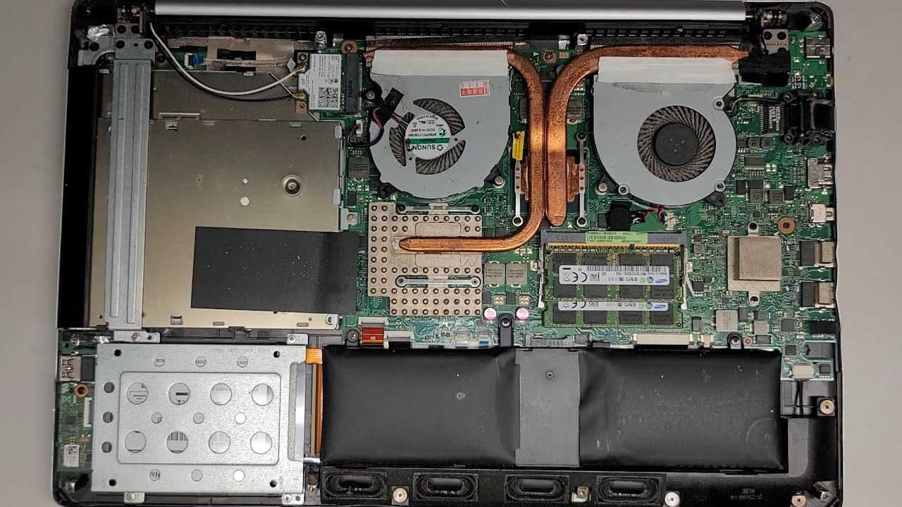 ASUS N550JK Q550L Disassembly RAM SSD Hard Drive Upgrade LCD Screen Battery Replacement Repair