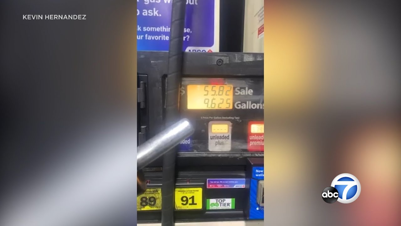 Video: Broken pump not dispensing gas while price ticker keeps charging l ABC7