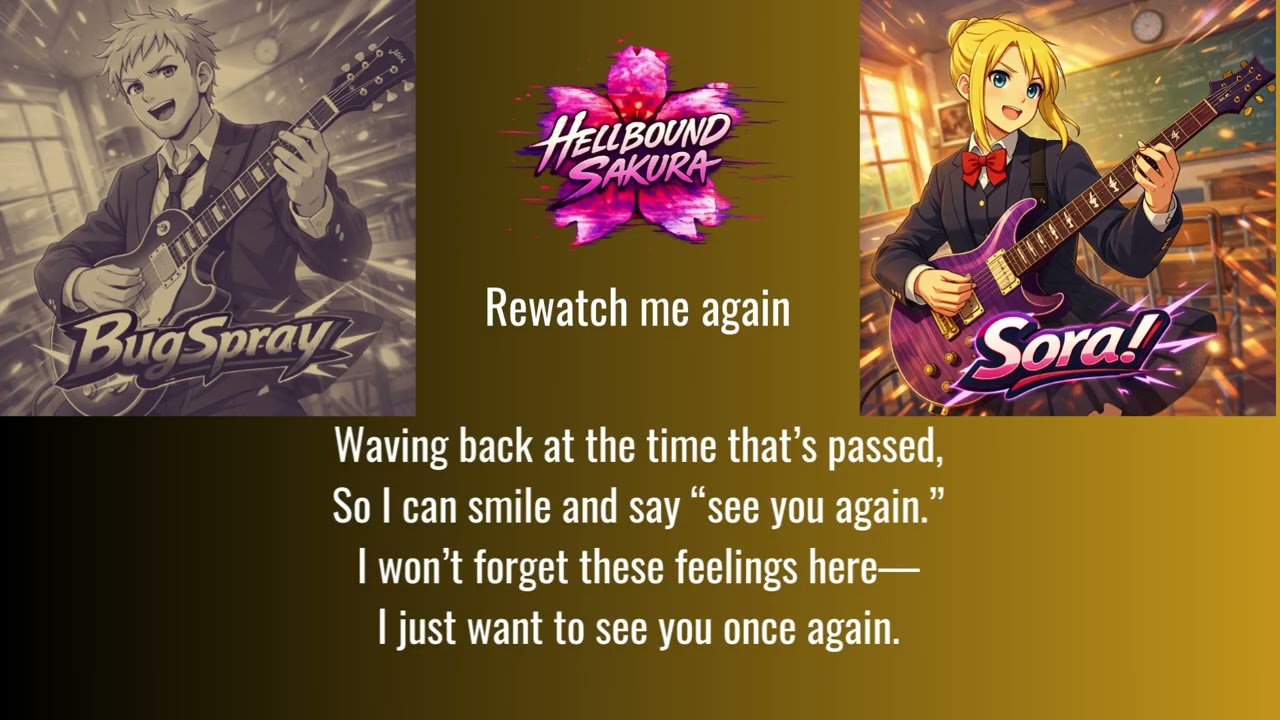 Hellbound Sakura - Rewatch me again [lyrics video]