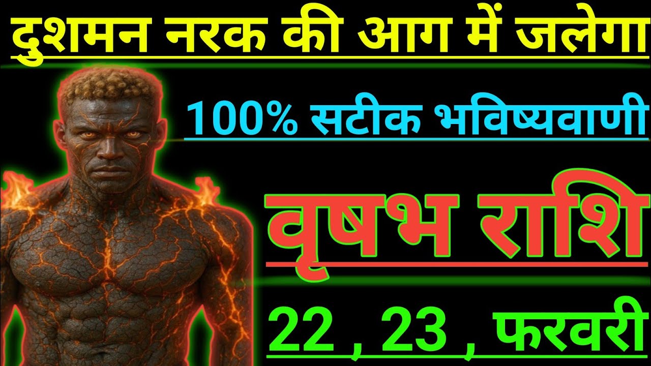 वृषभ राशि दुशमन नरक की आग में जलेगा 100% सटीक भविष्यवाणी vrishabh rashi taurus