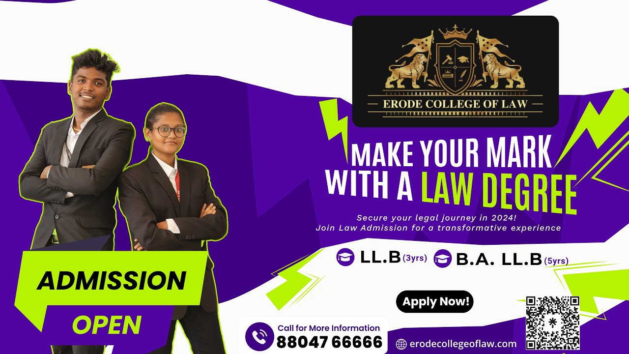Documentary about Erode College of Law by Law Students