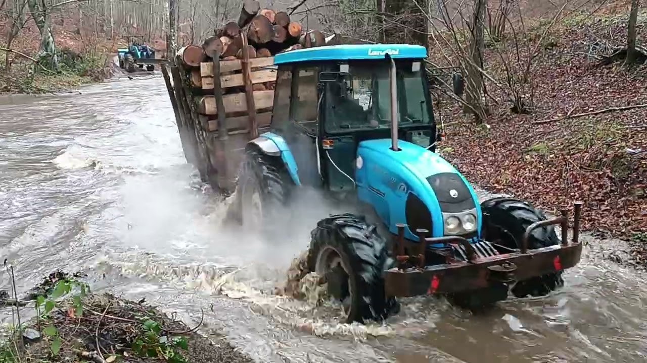 #Landini 110 #Dereyi ikiye bölen Çılgın Pomaklar Boztaş köyü/Demirköy #tractor