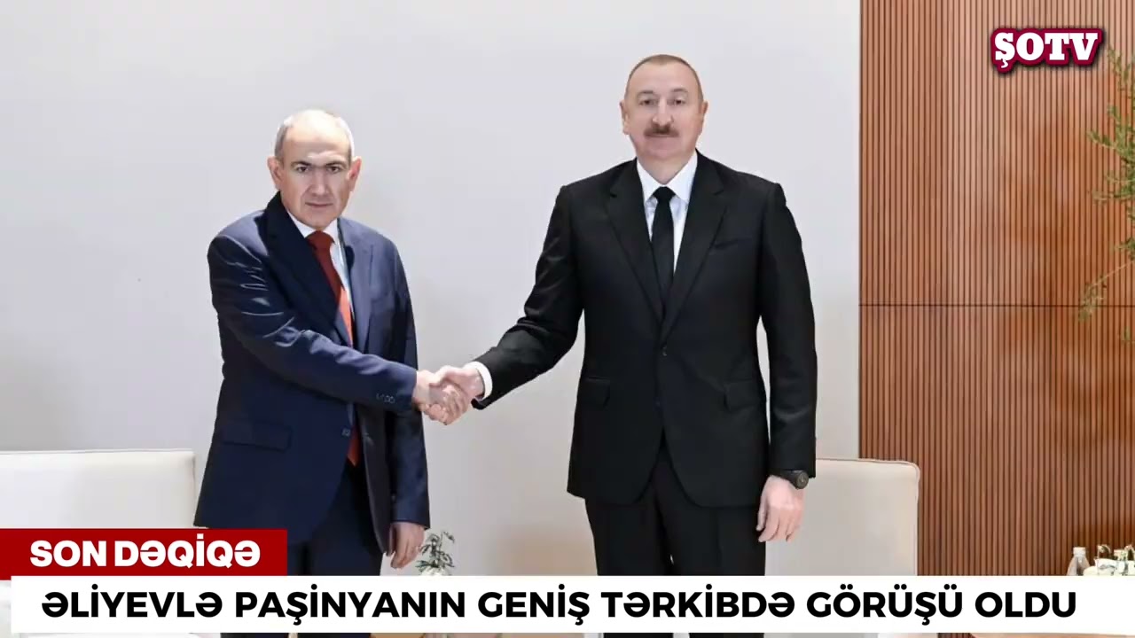 İlham Əliyevlə Nikol Paşinyanın geniş tərkibdə görüşü oldu - Əbu-Dabi`də krtik görüş