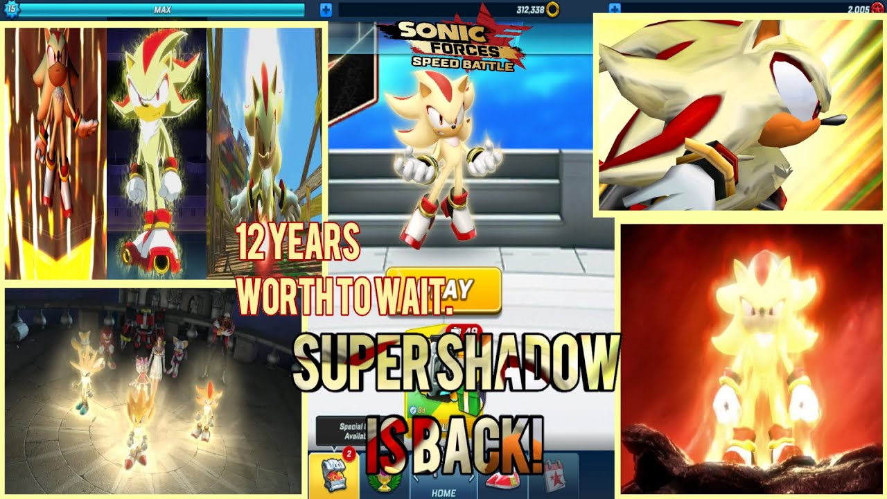 After 12 years...SUPER SHADOW IS BACK! | Sonic Forces Speed Battle (HD6FPS)