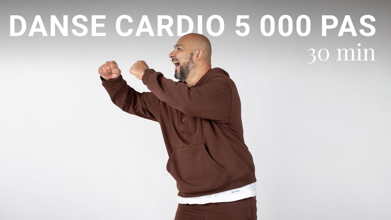 30 min danse cardio objectif 5 000 pas  I Reggaeton, pop, salsa…
