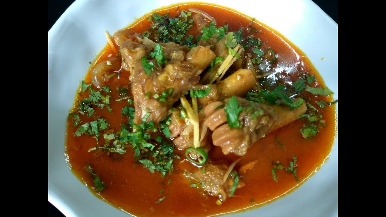 mutton paya soup/paya soup recipe/ goat trotters recipe/ bakre ke paye recipe