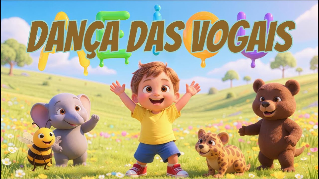 Dança das Vogais 🅰️🅴🅸🅾️🆄 | Música Infantil Educativa e Divertida com Animais