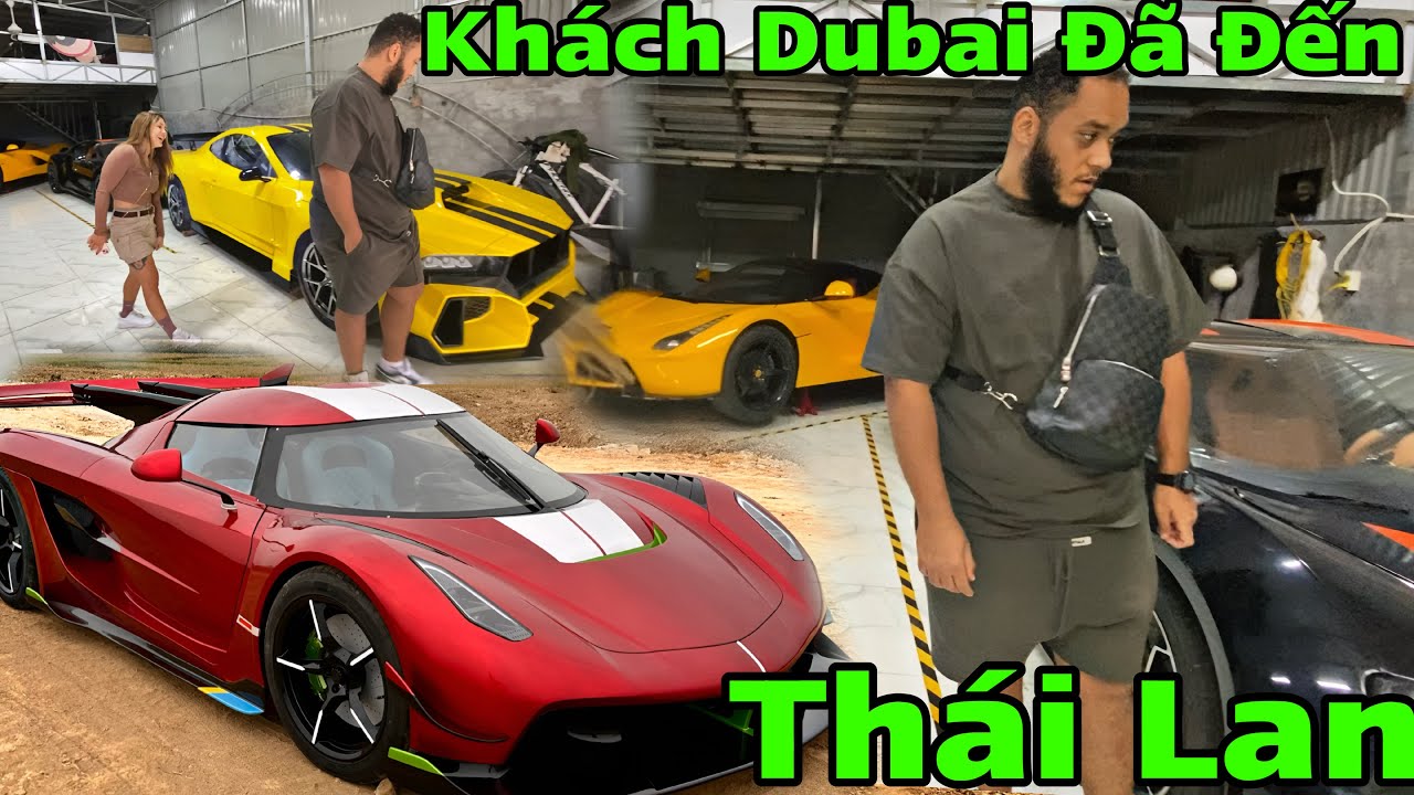 Người Th&aacute;i V&agrave; Dubai Bất Ngờ Tại Xưởng Chế Si&ecirc;u Xe Việt Nam.... Chốt Pagani hay Jesko ?