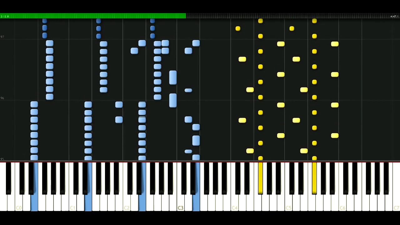 Billy Idol - Rebel Yell [Piano Tutorial] Synthesia | passkeypiano