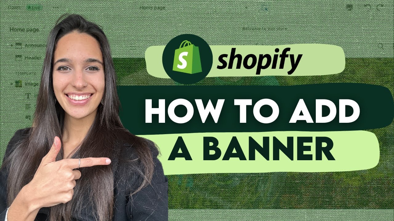 Как добавить баннер на свой сайт Shopify — руководство для начинающих по Shopify